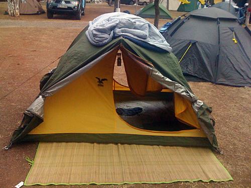  Διανυκτέρευση στο Λιτόχωρο πριν την ανάβαση στον Ολυμπο με τον LLB το καλοκαίρι του 2009